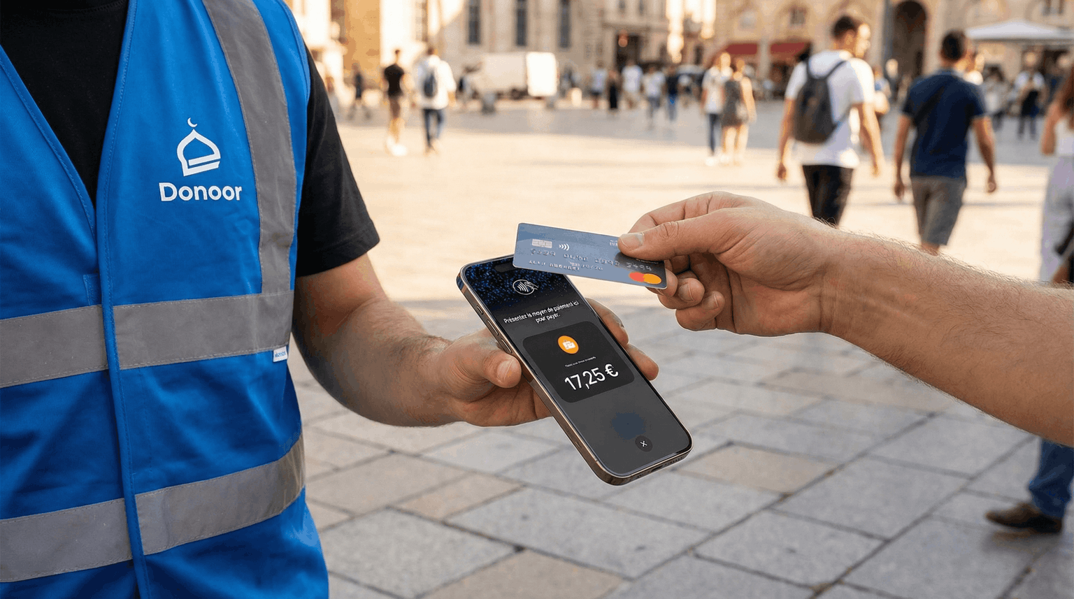 Collecte de dons avec Donoor