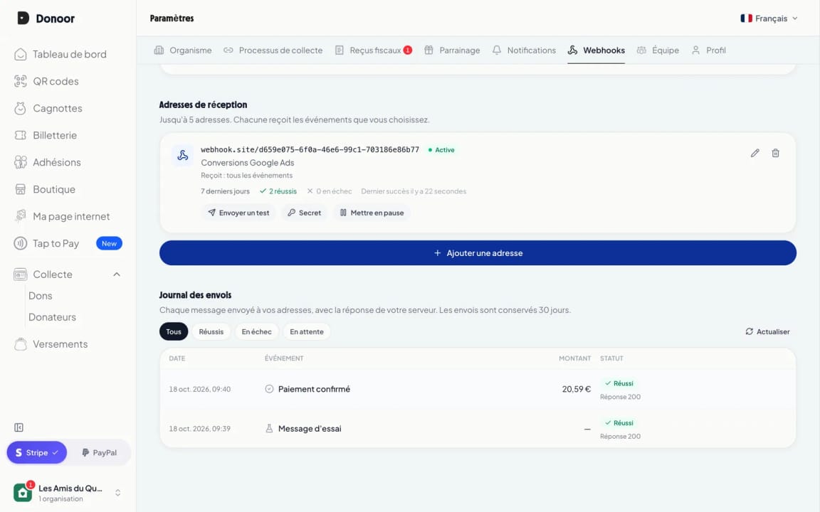 Ihre Tools mit Webhooks verbinden